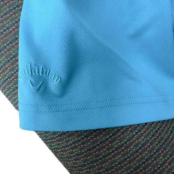 Callaway Golf Polo Shirt Mens XL Light Blue Opti-Dri Performance - Picture 6 of 8